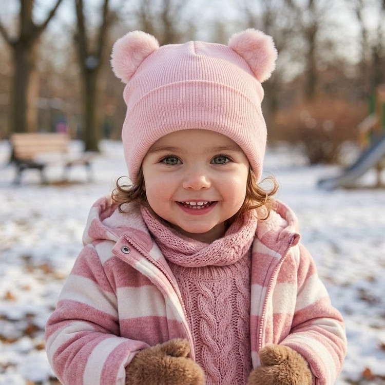 کلاه کبریتی گوش تدی بچگانه