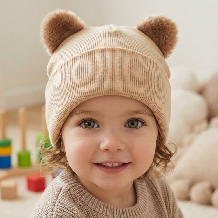 کلاه کبریتی گوش تدی بچگانه